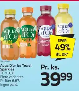 Fleggaard Aqua D'or Ice Tea el. Sparkles tilbud
