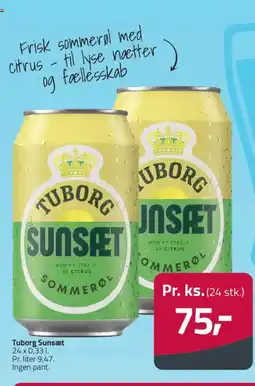 Fleggaard Tuborg Sunsæt tilbud