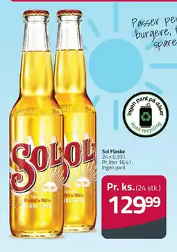 Fleggaard Sol Flaske tilbud