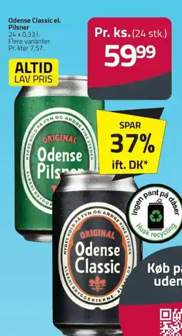 Fleggaard Odense Classic el. Pilsner tilbud