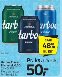 Fleggaard Harboe Classic, Pilsner el. 0,0% tilbud
