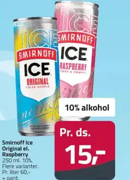 Fleggaard Smirnoff Ice Original el. Raspberry tilbud
