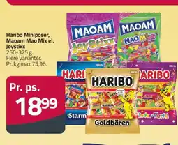 Fleggaard Haribo Miniposer, Maoam Mao Mix el. tilbud