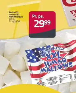Fleggaard Rexim XXL Jumbo BBQ Marshmallows tilbud