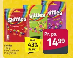 Fleggaard Skittles tilbud