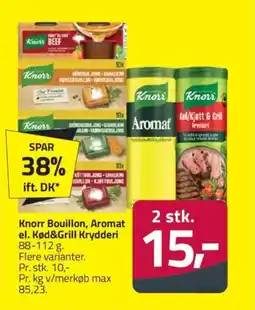 Fleggaard Knorr Bouillon, Aromat el. Kød&Grill Krydderi tilbud