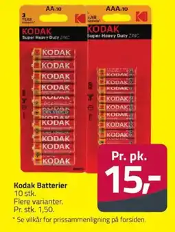 Fleggaard Kodak Batterier tilbud