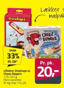 Fleggaard Lillebror Ostehaps el. Cheez Dippers tilbud