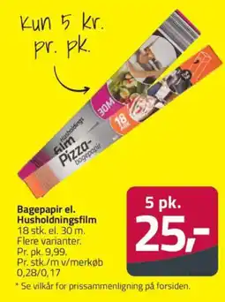 Fleggaard Bagepapir el. Husholdningsfilm tilbud