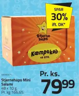Fleggaard Stjernehaps Mini Salami tilbud