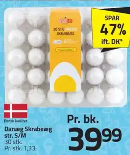Fleggaard Danæg Skrabeæg str. S/M 30 stk. tilbud