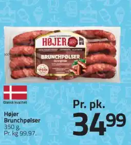 Fleggaard Højer Brunchpølser tilbud