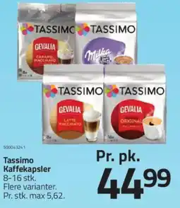 Fleggaard Tassimo Kaffekapsler tilbud