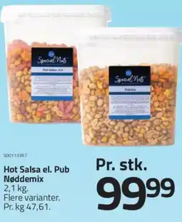 Fleggaard Hot Salsa el. Pub Nøddemix tilbud