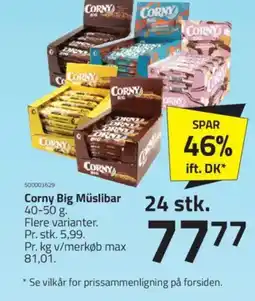 Fleggaard Corny Big Müslibar tilbud