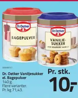 Fleggaard Dr. Oetker Vaniljesukker el. Bagepulver tilbud