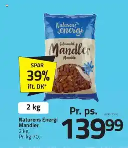 Fleggaard Naturens Energi Mandler tilbud