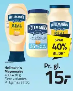 Fleggaard Hellmann's Mayonnaise tilbud