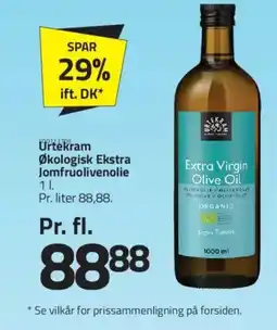 Fleggaard Urtekram Økologisk Ekstra Jomfruolivenolie tilbud