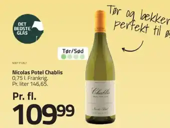 Fleggaard Nicolas Potel Chablis tilbud