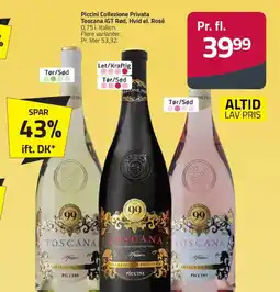Fleggaard Piccini Collezione Privata Toscana IGT Rød, Hvid el. Rosé tilbud