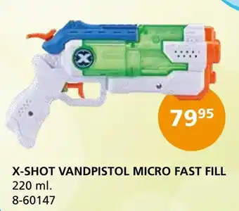 X-shot vandpistol micro fast fill