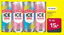 Fleggaard Smirnoff Ice Original el. Raspberry tilbud