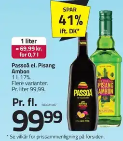 Fleggaard Passoã el. Pisang Ambon tilbud