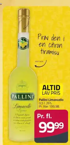 Fleggaard Pallini Limoncello tilbud