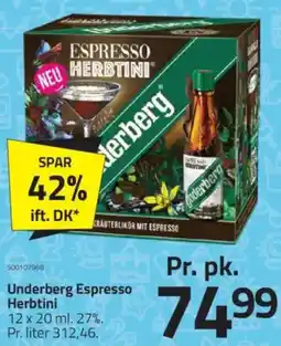 Fleggaard Underberg Espresso Herbtini tilbud