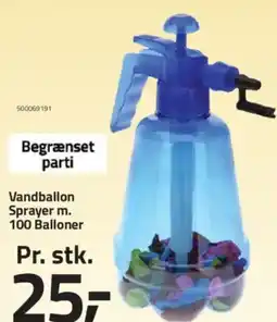 Fleggaard Vandballon Sprayer m. 100 Balloner tilbud