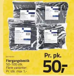 Fleggaard Flergangsbestik 50-100 stk. tilbud