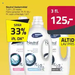 Fleggaard Neutral Vaskemiddel. tilbud