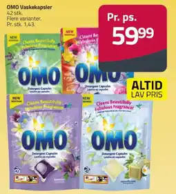 Fleggaard OMO Vaskekapsler tilbud