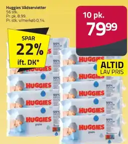 Fleggaard Huggies Vådservietter tilbud