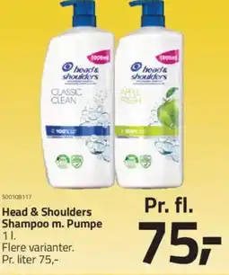 Fleggaard Head & Shoulders Shampoo m. Pumpe tilbud