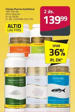 Fleggaard Fitness Pharma Kosttilskud tilbud