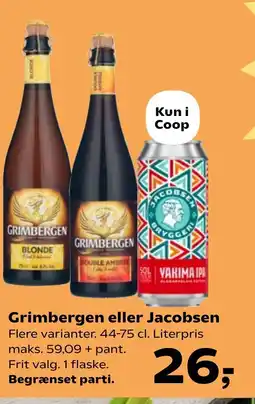 Coop.dk Shopping Grimbergen eller Jacobsen tilbud