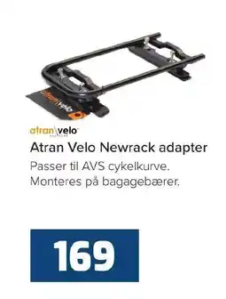 Cykelstyrken Atran velo atran velo newrack adapter tilbud