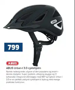 Cykelstyrken ABUS Urban-1 3.0 cyklehjelm tilbud