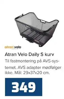 Cykelstyrken Atran velo atran velo daily s kurv tilbud