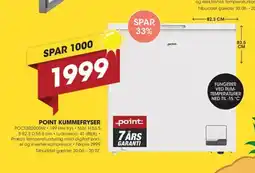 Punkt1 POINT KUMMEFRYSER tilbud