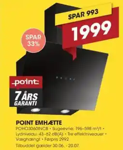 Punkt1 POINT EMHÆTTE tilbud