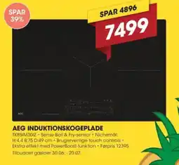 Punkt1 AEG INDUKTIONSKOGEPLADE tilbud