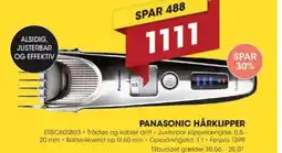 Punkt1 PANASONIC HÅRKLIPPER tilbud