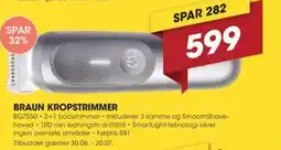 Punkt1 BRAUN KROPSTRIMMER tilbud