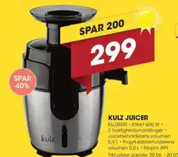 Punkt1 KULZ JUICER tilbud