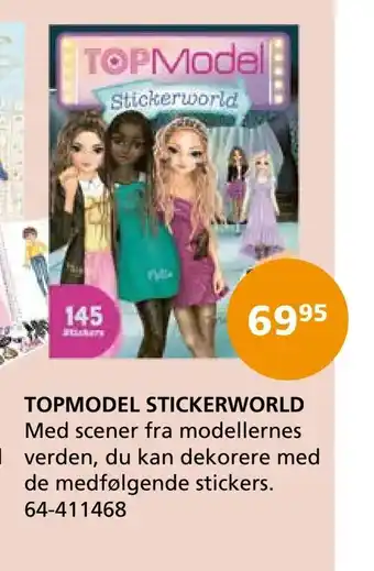 Kon-Tur Topmodel stickerworld tilbud