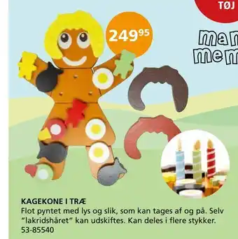 Kon-Tur Kagekone i træ tilbud