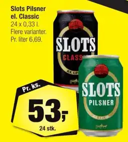 Calle Slots Pilsner el. Classic tilbud